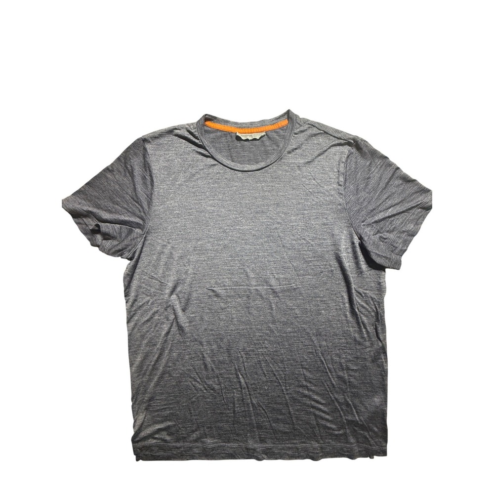 Icebreaker Cool-Lite Relaxed Fit Gray Merino Blend Tee Size L Hiking Cooling